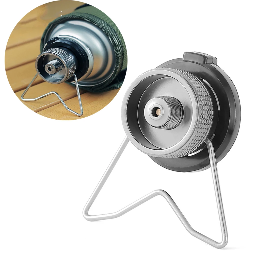 Adaptateur De Gaz MAPP - Convertit Une Cartouche De Gaz Plate En Cartouche MAPP 1L, Pour Brûleur Camping, Alliage Alu